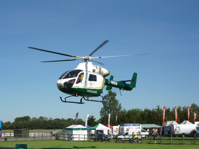 Air Ambulance taking off